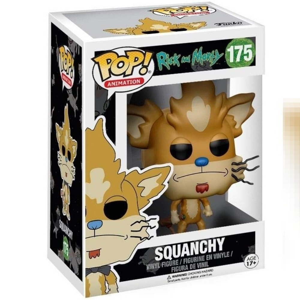 Funko Pop Rick and Morty Squanchy Vinyl Figure Animation Collectible #175 New